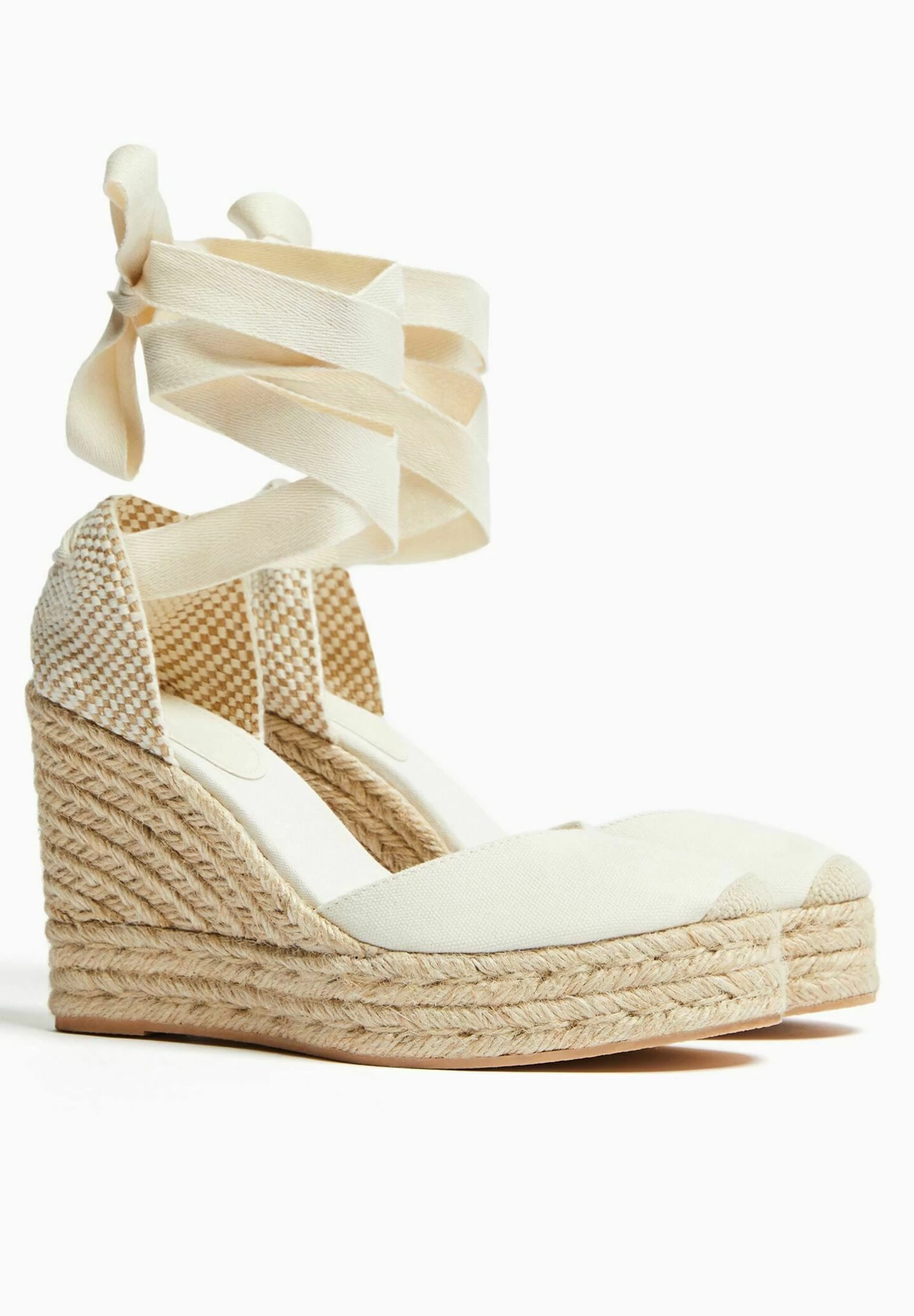 BERSHKA Hoge Hakken - Offwhite 3 BERSHKA Hoge Hakken - Offwhite - Afbeelding 3