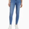 BERSHKA Push-Up - Jeans Skinny Fit - Light Blue Denim