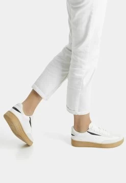 BERSHKA Retro Style - Sneakers Laag - Beige