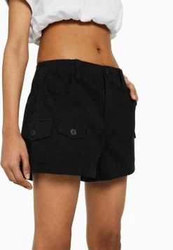 BERSHKA Multi - Shorts - Black -Bershka 04b9f978d0da42c18f7b701f1af9d84e
