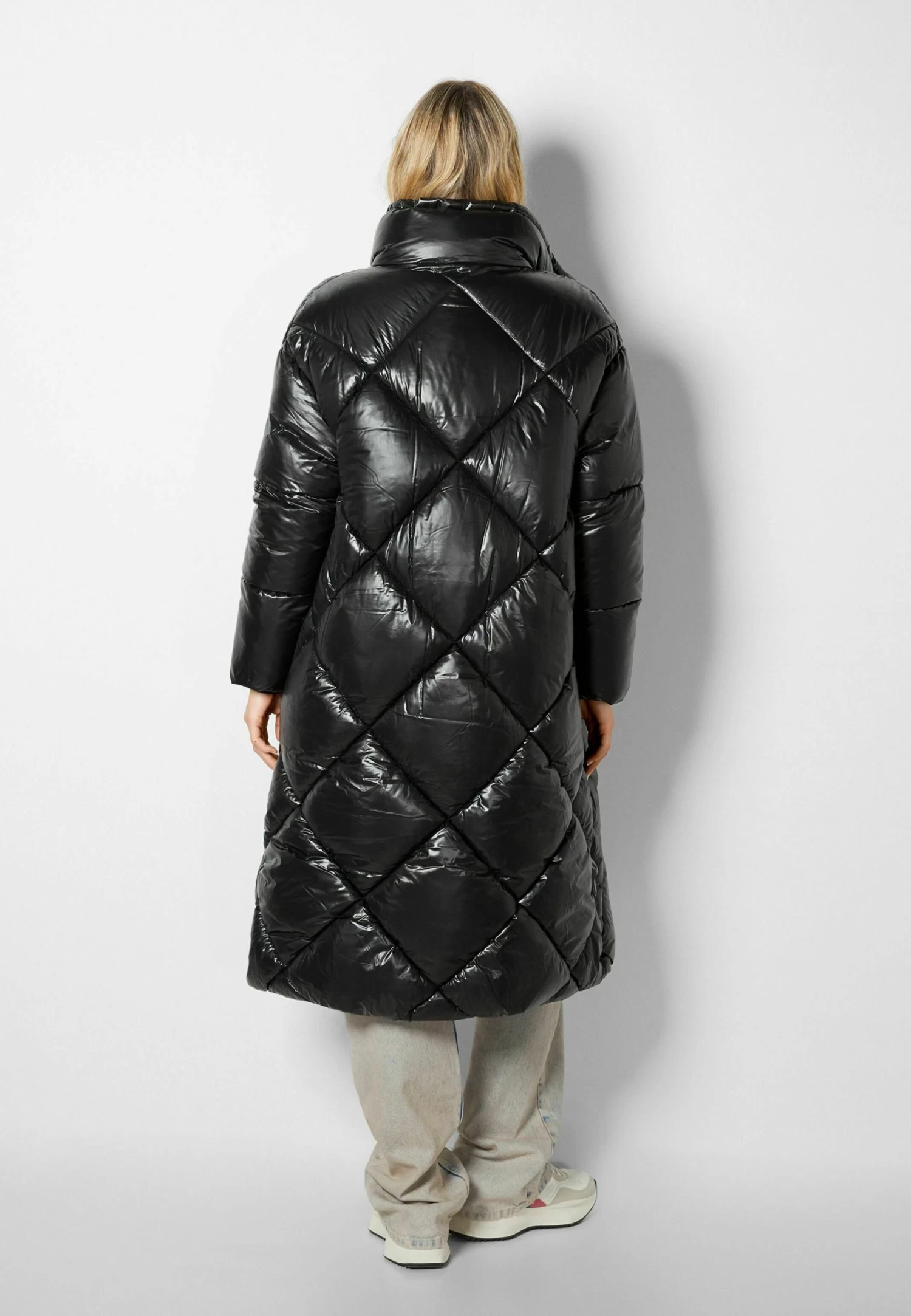 BERSHKA Winterjas - Black 3 BERSHKA Winterjas - Black - Afbeelding 3