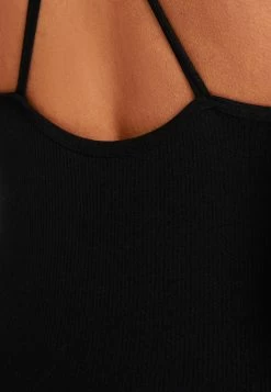 BERSHKA Jumpsuit - Black -Bershka 07b3c22b7b9c4db0bba41aa2bc470034