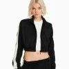 BERSHKA With Zip- Sweater Met Rits - Black