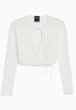 BERSHKA Blonde - Blouse - Beige -Bershka 0990c108caca44e6953a369efcc4f246