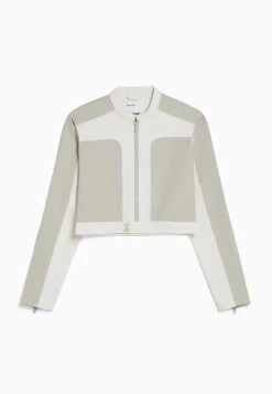 BERSHKA Contrast - Spijkerjas - Mottled Light Grey -Bershka 0c197da37f8b47919bb6b1d44e93a375