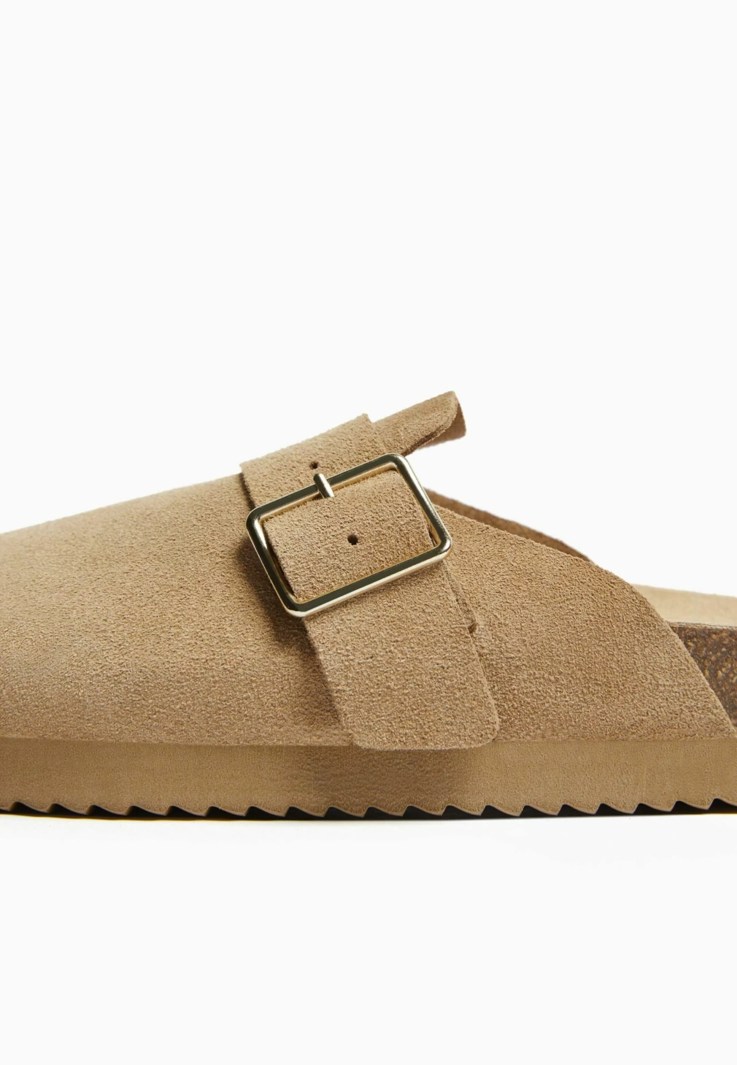 BERSHKA Pantoffels - Sand 6 BERSHKA Pantoffels - Sand - Afbeelding 6