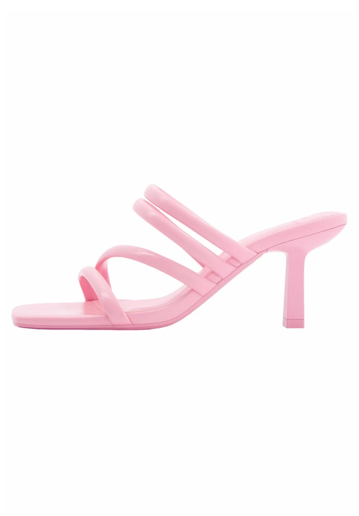BERSHKA Strappy Stiletto - Muiltjes Met Hak - Pink 2 BERSHKA Strappy Stiletto - Muiltjes Met Hak - Pink - Afbeelding 2
