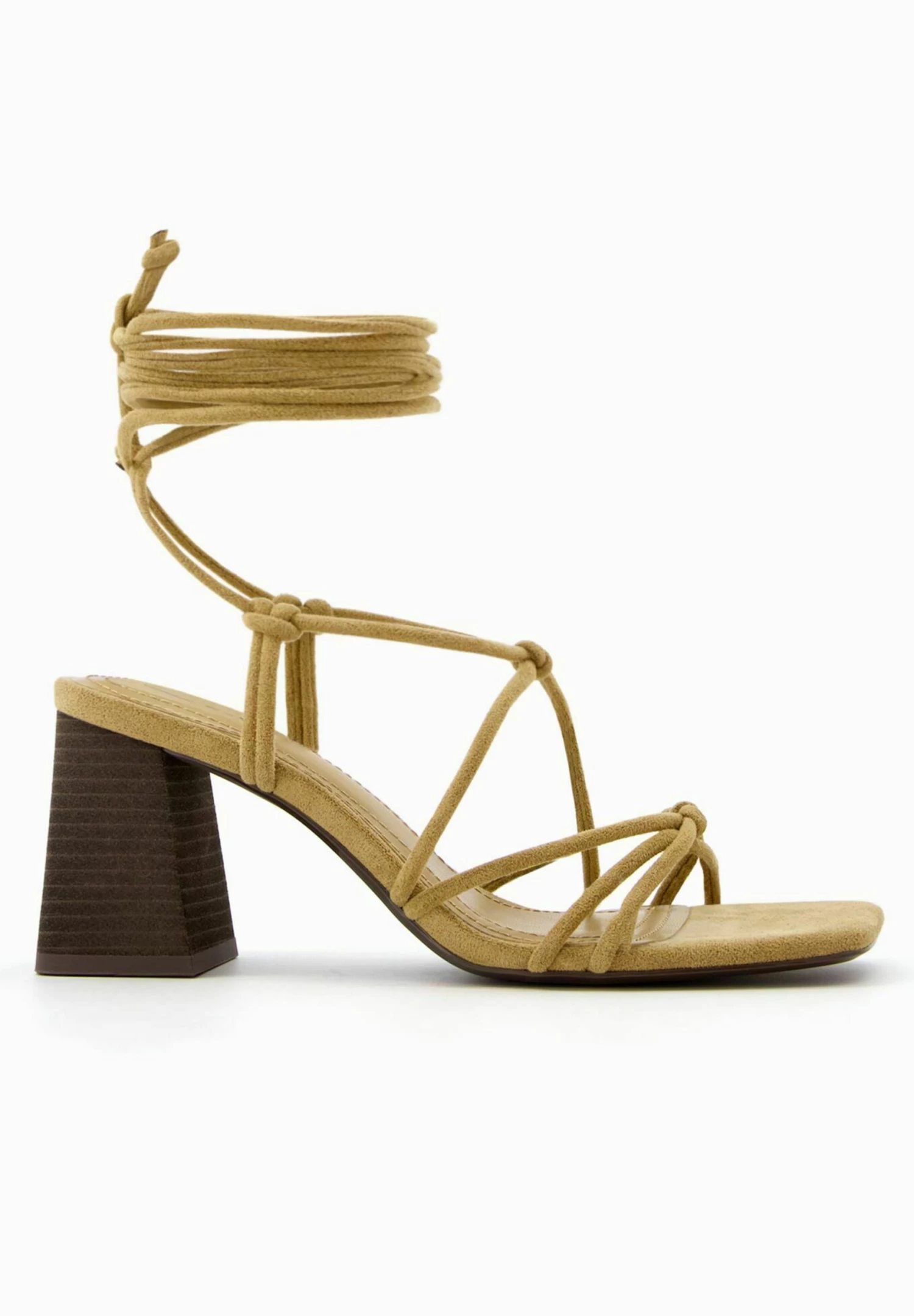 BERSHKA Tied With Knot Details - Sandalen - Sand 7 BERSHKA Tied With Knot Details - Sandalen - Sand - Afbeelding 7