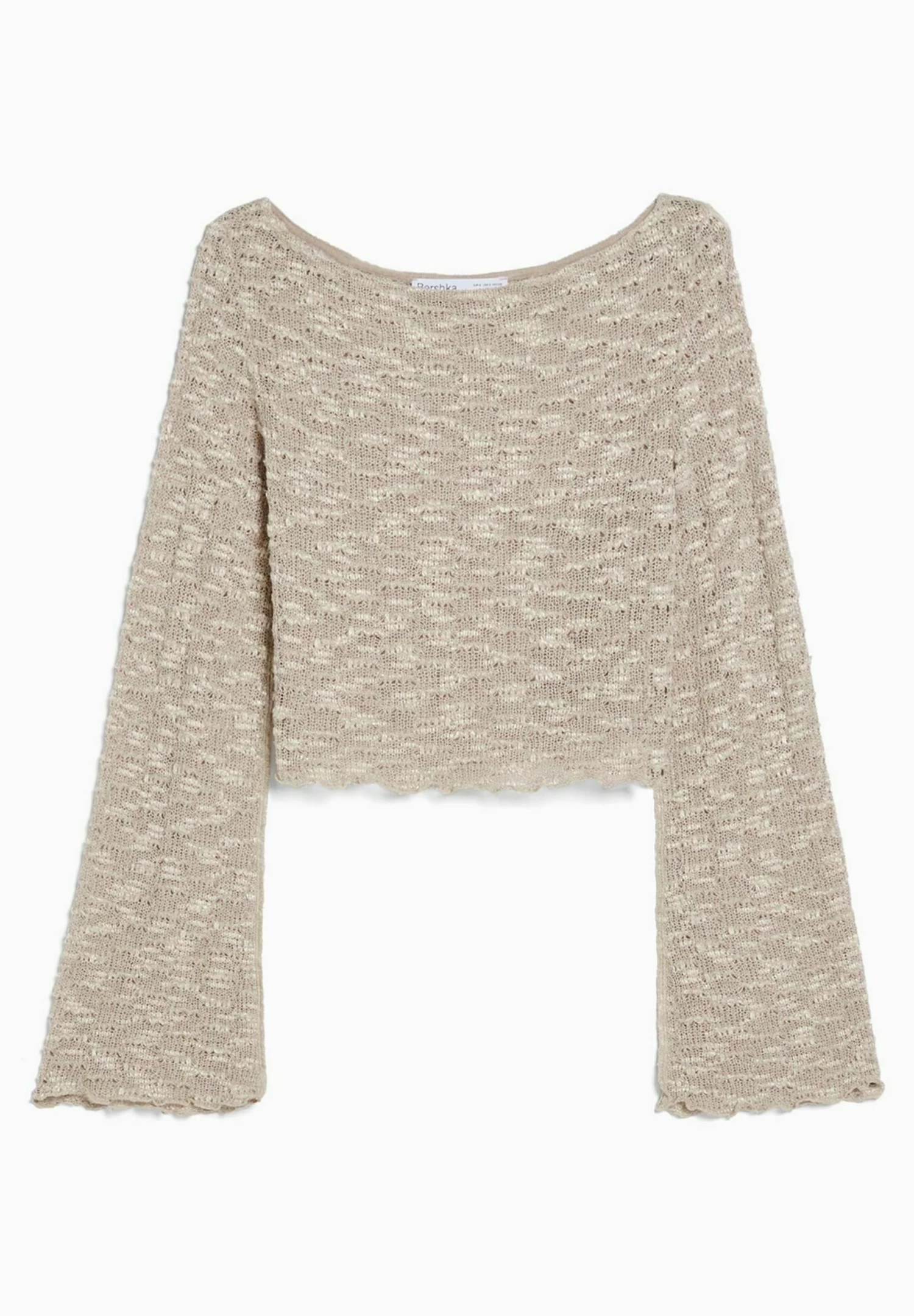 BERSHKA Open - Trui - Sand 5 BERSHKA Open - Trui - Sand - Afbeelding 5