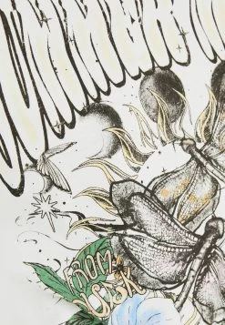 BERSHKA Short Sleeve - Print - T-Shirt Print - White 11 BERSHKA Short Sleeve - Print - T-Shirt Print - White -Bershka 127d70c3bcc1465ab11ebe147c506e01