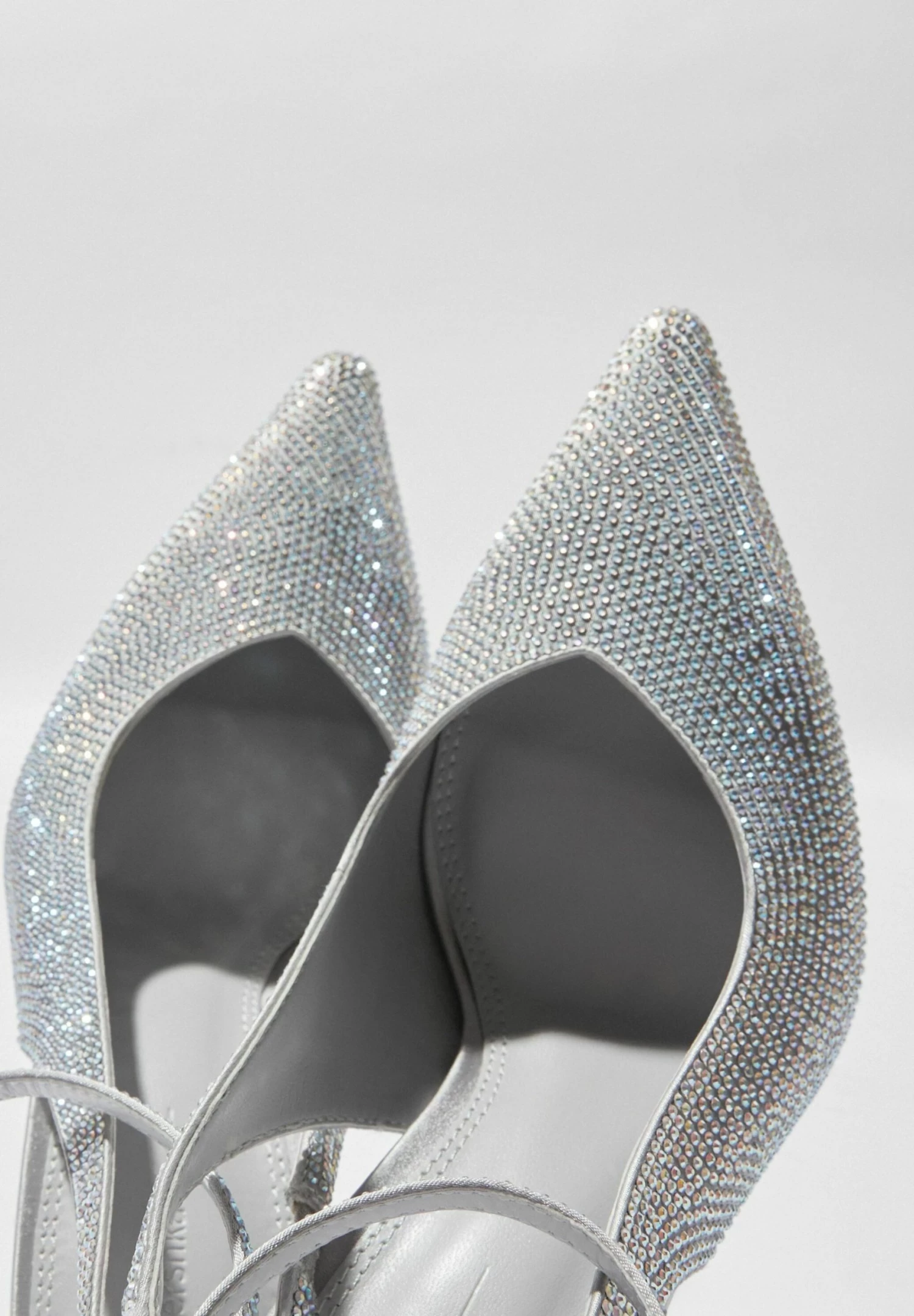 BERSHKA Rhinestone - Klassieke Pumps - Silver Coloured 6 BERSHKA Rhinestone - Klassieke Pumps - Silver Coloured - Afbeelding 6