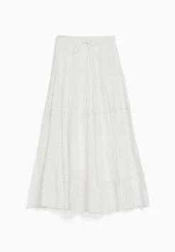 BERSHKA Boho- Maxirok - Beige -Bershka 16153fbd6a3449a1bb25d5048c81b809