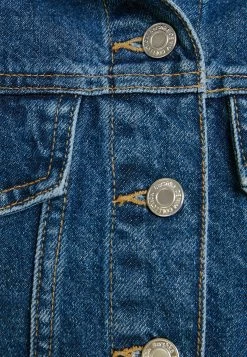 BERSHKA Cropped- Spijkerjas - Dark Blue -Bershka 1679ff8e0a9748468ce0e1cffeacda3d