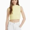 BERSHKA Trui - Yellow