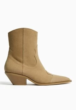 BERSHKA Cowboy-/Bikerlaarsjes - Sand -Bershka 176dfb538d234a12a223c4b377032c8c