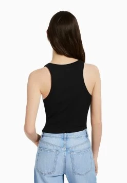 BERSHKA 2-PackSleeveless - Top - White -Bershka 186a05dd54c44796901117efbb69995f