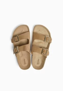 BERSHKA Muiltjes - Sand -Bershka 1971c4a6cc1f4137b6776abb97ac6d75