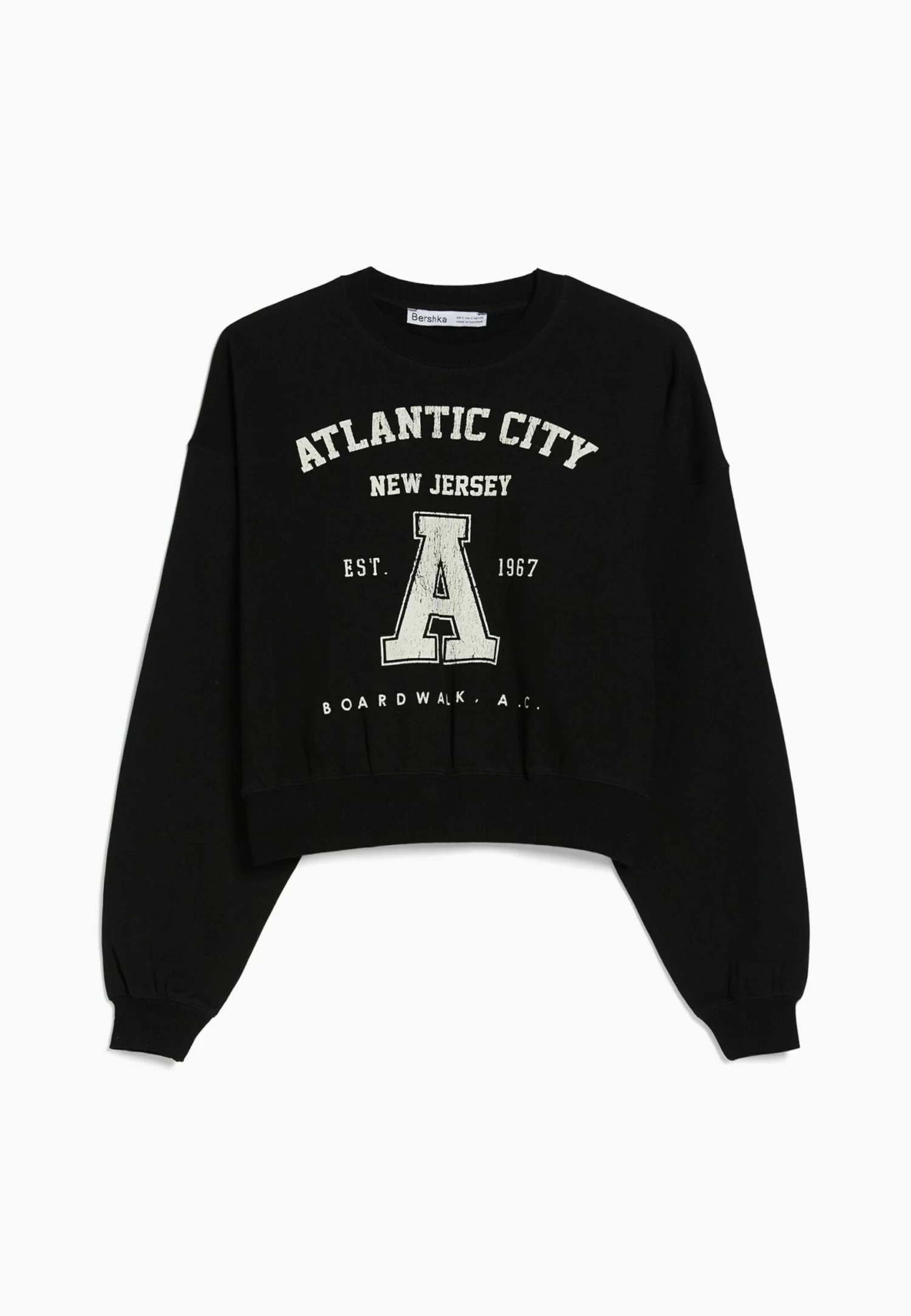 BERSHKA Printed - Sweater - Black 6 BERSHKA Printed - Sweater - Black - Afbeelding 6