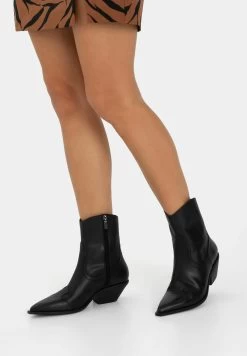 BERSHKA Cowboy-/Bikerlaarsjes - Black