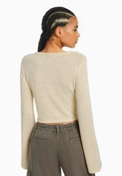 BERSHKA Round Neck Rustic - Trui - Beige 8 BERSHKA Round Neck Rustic - Trui - Beige -Bershka 1b977175880d48c995f01647c752c8d2