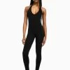 BERSHKA Seamless - Jumpsuit - Black