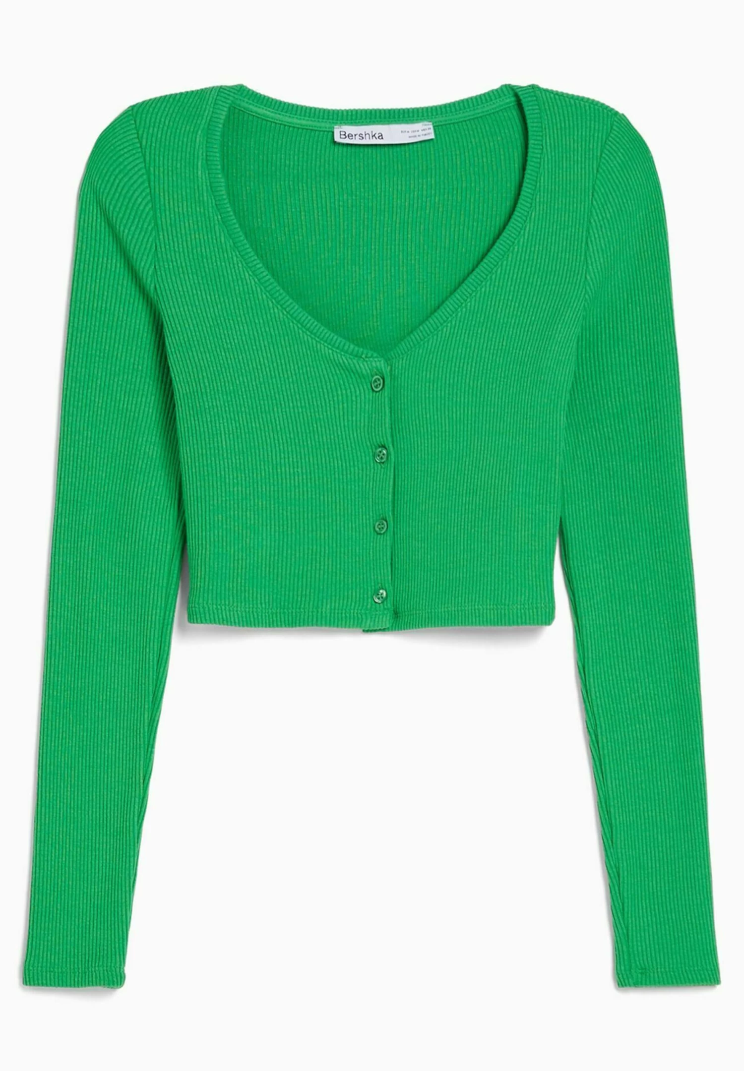 BERSHKA Buttoned - Vest - Evergreen 5 BERSHKA Buttoned - Vest - Evergreen - Afbeelding 5