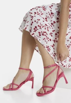 BERSHKA With Ankle Strap - Strappy 11781160 - Sandalen - Pink
