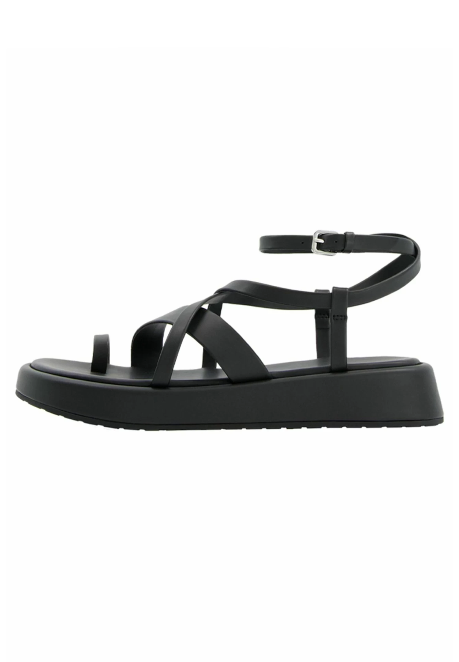 BERSHKA With Ankle Strap - Sandalen Met Plateauzool - Black 2 BERSHKA With Ankle Strap - Sandalen Met Plateauzool - Black - Afbeelding 2