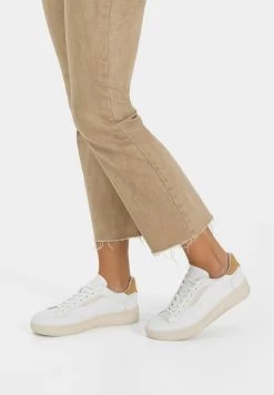 BERSHKA Retro Style - Sneakers Laag - White
