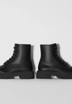 BERSHKA Veterboots - Black -Bershka 22fc1f1f4ab847d9a7389c88c2f2fc9c