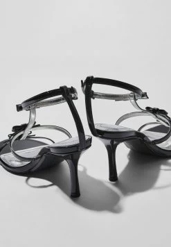 BERSHKA Bows- Sandalen Met Hoge Hak - Black -Bershka 25614c5c82f0496282e756ae0d86ed22