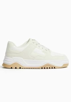 BERSHKA Chunky- Sneakers Laag - Sand -Bershka 25fd235360d94e1e91ca63398f0bd717