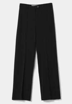BERSHKA Wide Leg Tailored - Broek - Black -Bershka 266cf3b7776a4f9c8c19048601d05c67
