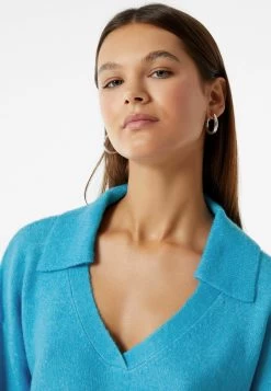 BERSHKA Trui - Dark Blue -Bershka 2db2e090451840a6805aa1cfc465c454