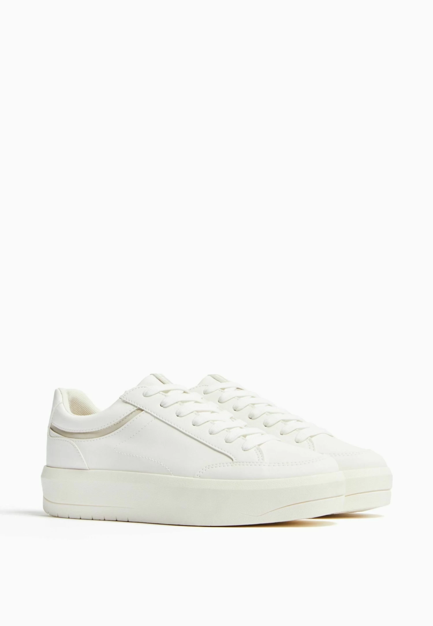 BERSHKA Sneakers Laag - White 3 BERSHKA Sneakers Laag - White - Afbeelding 3