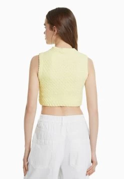 BERSHKA Trui - Yellow -Bershka 2e6555e4355246838b3b6150d7c9b384