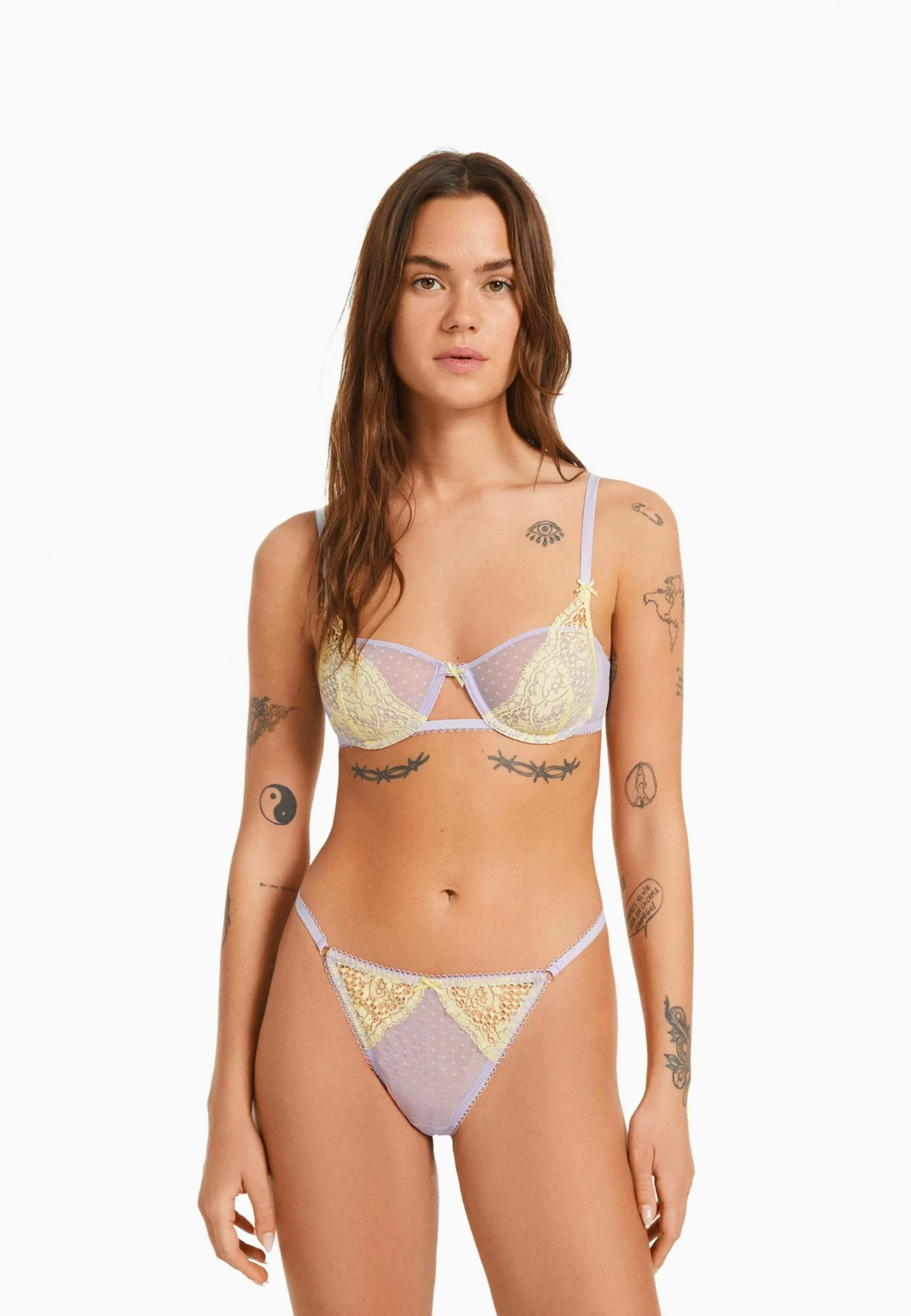 BERSHKA Blonde With Underwire - Bikinitop - Mauve 1 BERSHKA Blonde With Underwire - Bikinitop - Mauve