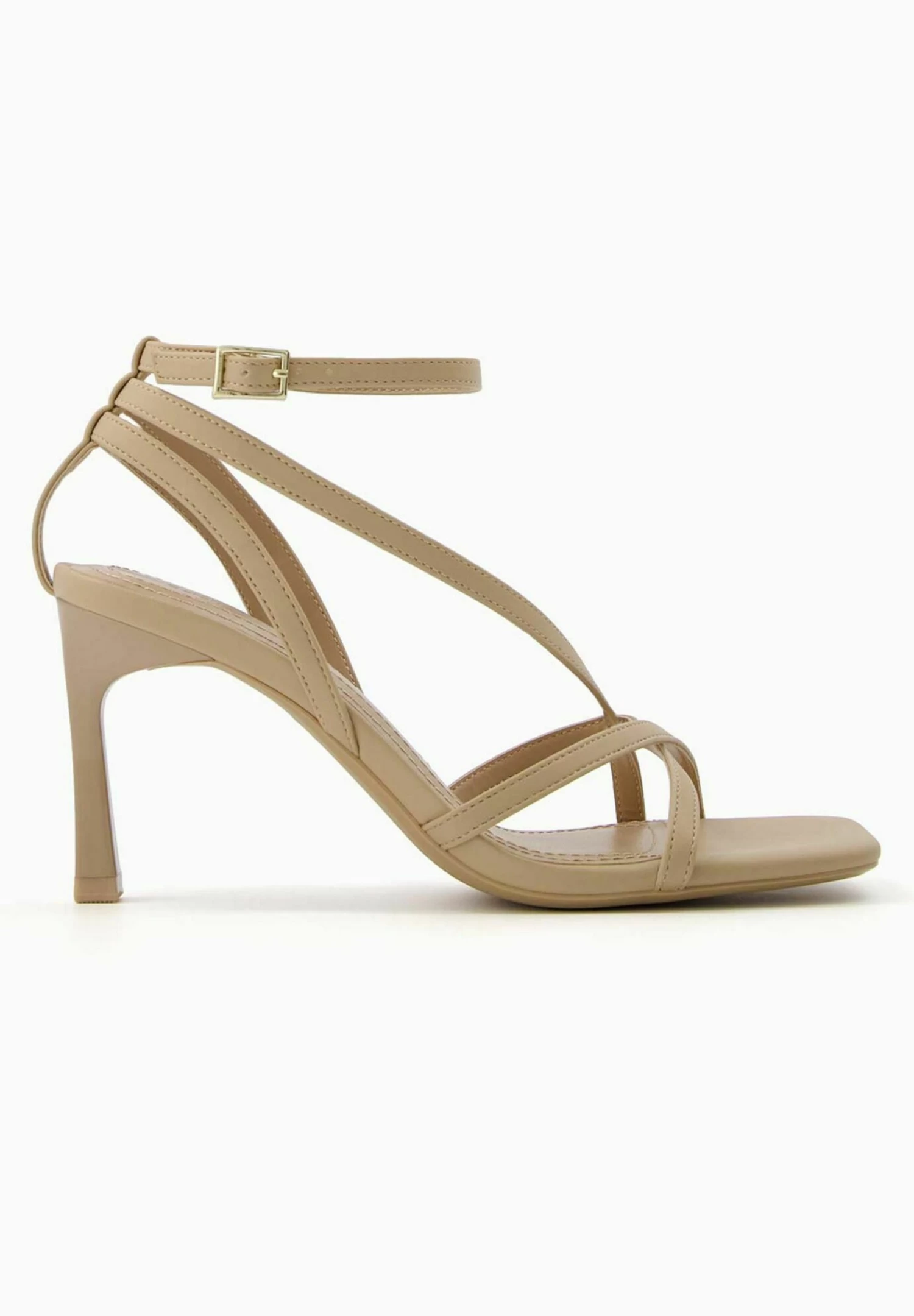 BERSHKA With Ankle Strap - Strappy - Sandalen - Sand 7 BERSHKA With Ankle Strap - Strappy - Sandalen - Sand - Afbeelding 7