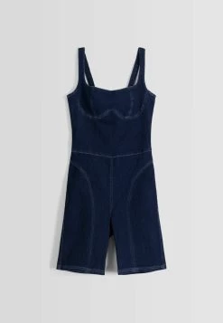 BERSHKA Bodycon Strappy - Jumpsuit - Light Blue -Bershka 2fcbcd2e0c794a2289d02ca738b4319d