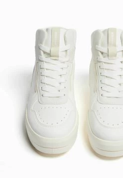 BERSHKA Contrast - Sneakers Hoog - White 11 BERSHKA Contrast - Sneakers Hoog - White -Bershka 303b85b760bc4916ac81af4c7e6aaeb4