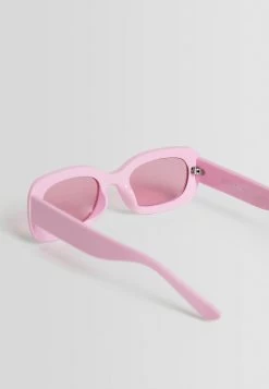 BERSHKA Rectangular- Zonnebril - Light Pink -Bershka 30940b4d04864acab282fe339a0b1f72