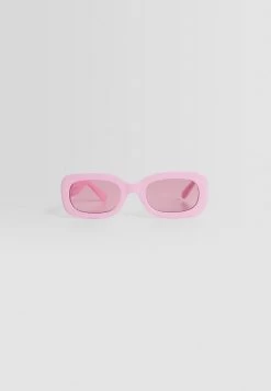 BERSHKA Rectangular- Zonnebril - Light Pink -Bershka 34152453555d4596b93cba18e7506d19