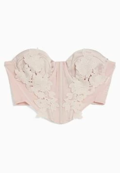 BERSHKA Floral Print - Corset - Top - Pink 11 BERSHKA Floral Print - Corset - Top - Pink -Bershka 356ea67827ee4cc49d173cbe9ef308e3