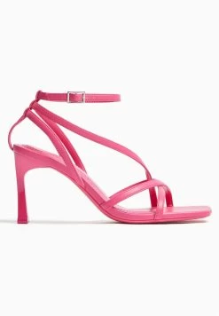 BERSHKA With Ankle Strap - Strappy 11781160 - Sandalen - Pink -Bershka 35971d075e874387a644905be75ceb64