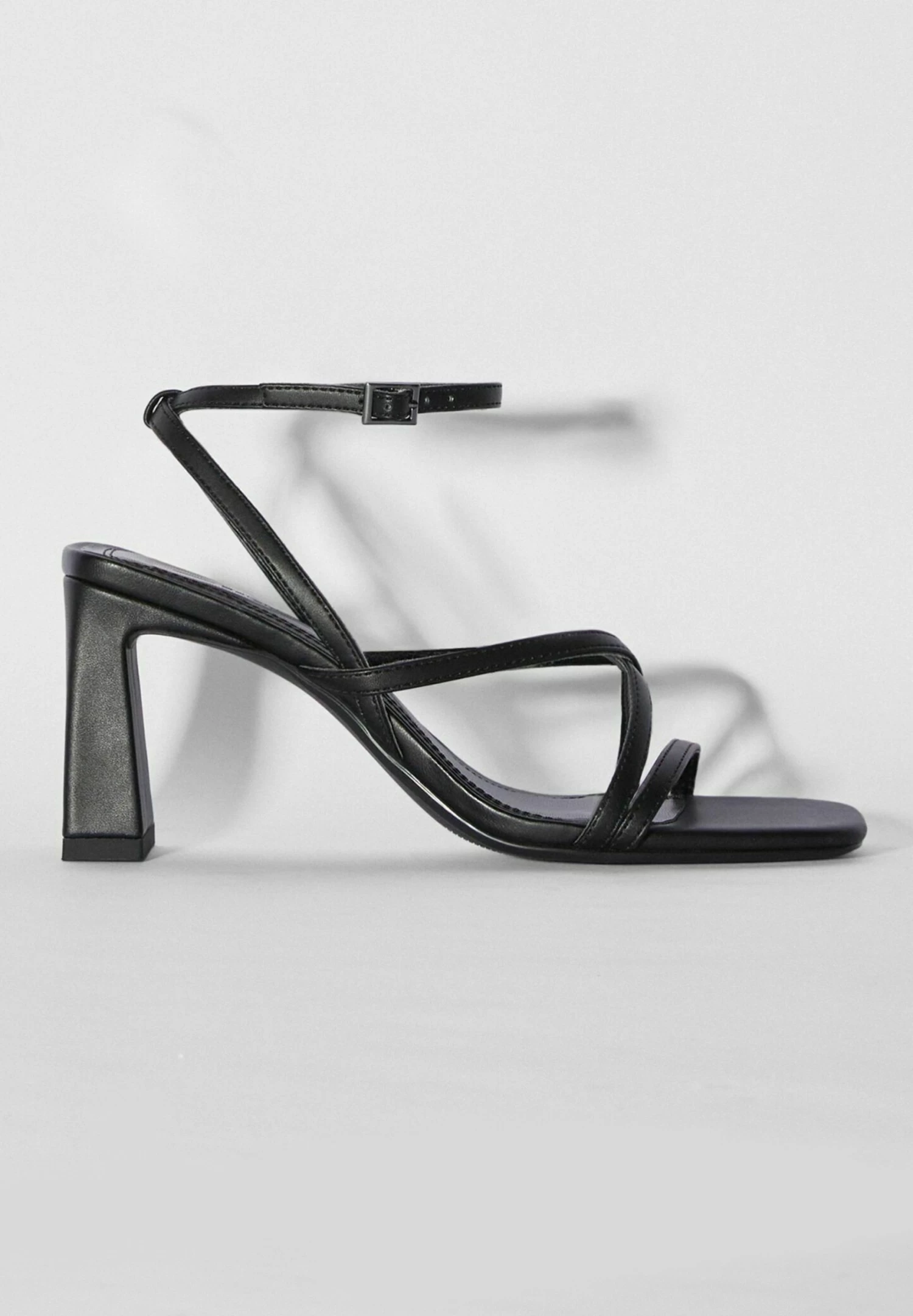 BERSHKA With Ankle Strap - Sandalen - Black 7 BERSHKA With Ankle Strap - Sandalen - Black - Afbeelding 7
