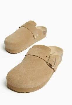 BERSHKA Pantoffels - Sand 9 BERSHKA Pantoffels - Sand -Bershka 36df5cfa628241829ea9ef61c56f998f