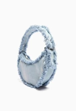 BERSHKA With Fringing - Handtas - Dark Blue -Bershka 3ae1a3355b41493f91ec48fe813d8141