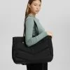 BERSHKA Technical With Zips - Shopper - Black
