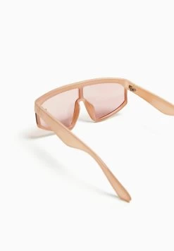 BERSHKA Shield - Zonnebril - Dark Brown -Bershka 3bb68e965b9a498da5cc3485a1d7000f