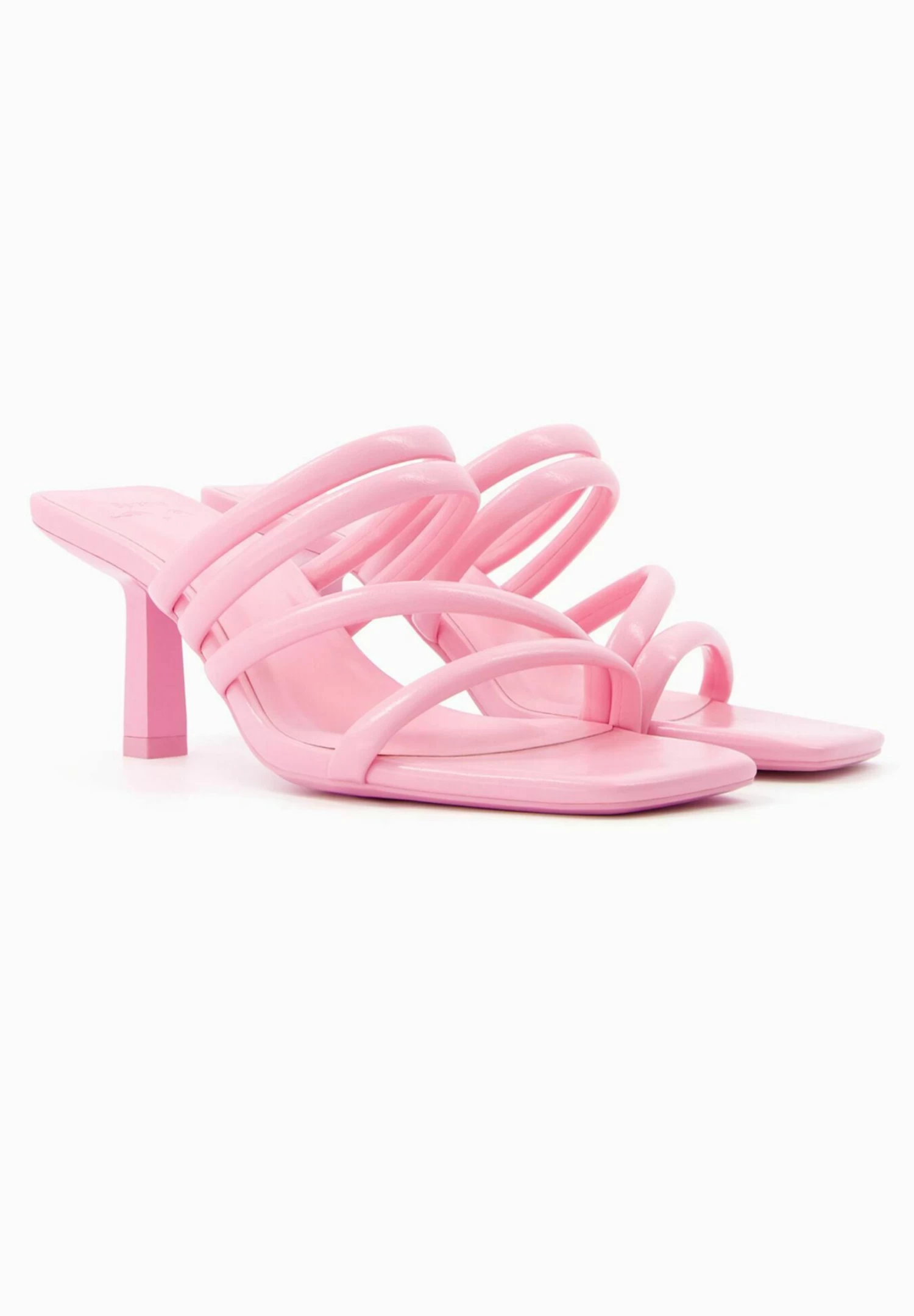 BERSHKA Strappy Stiletto - Muiltjes Met Hak - Pink 3 BERSHKA Strappy Stiletto - Muiltjes Met Hak - Pink - Afbeelding 3